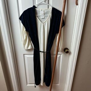 Rubie's Navy and Cream Shepherd Costume With Adjustable Staff